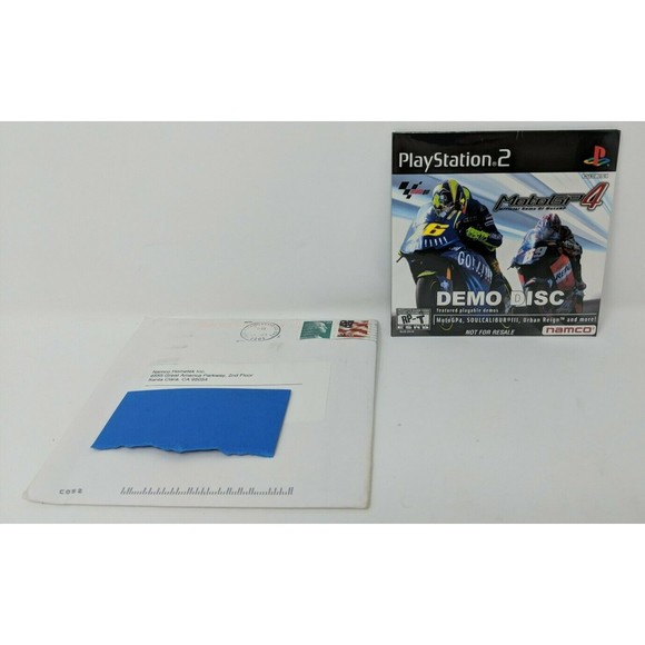 PlayStation 2 Moto GP4 Soul Calibur 3 Demo Disc Namco SLUS-29174 PS2‎ SEALED PS2